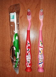 Зубні щітки Dr. Fresh на присосці для дітей 3-8 років. Нові.