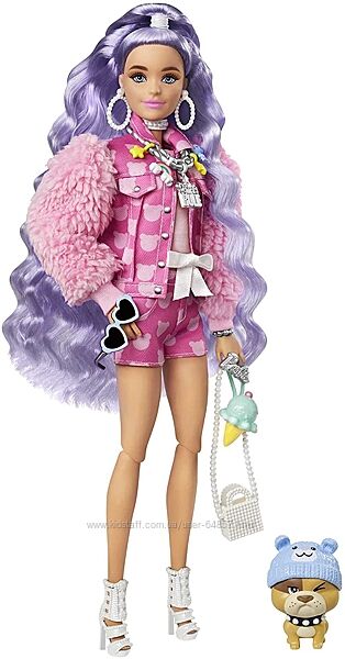 Кукла Барби Модница Экстра 6 с сиреневыми волосами Barbie Extra Оригинал