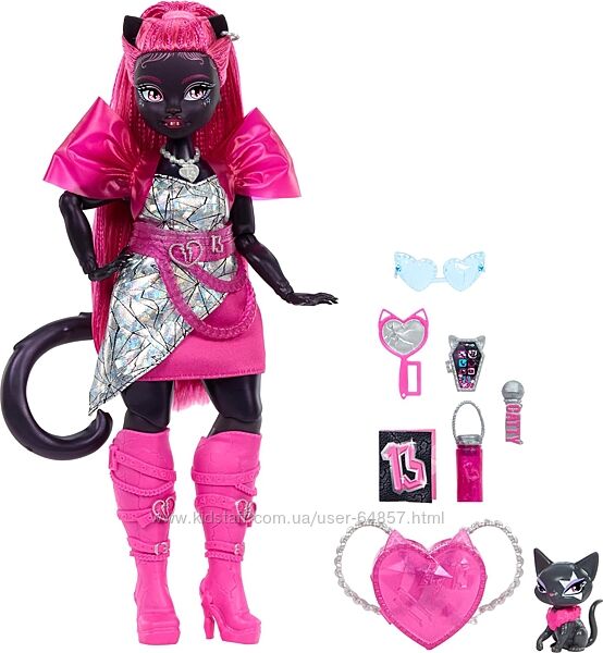 Кукла Монстер Хай Кетти Нуар Monster High Catty Noir HXH76 Оригинал.