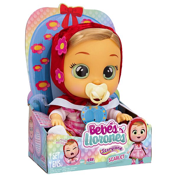 Интерактивная Кукла Край Беби Скарлет Cry Babies Storyland Scarlet Плакса