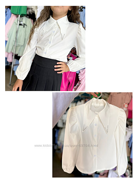 Красивая блузка для девочки , Польша  Р. 110-158