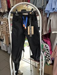 Теплые джинсы - джогеры для мальчика на велюре, Турция Р.104-152