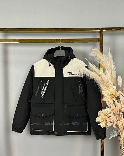 Стильная демисезонная курточка для мальчика, р.128-164 Фабричный Китай