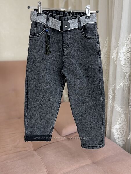 Джинсы мом для мальчика, Турция, р.110-140
