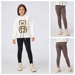 Теплые лосины в рубчике на байке 