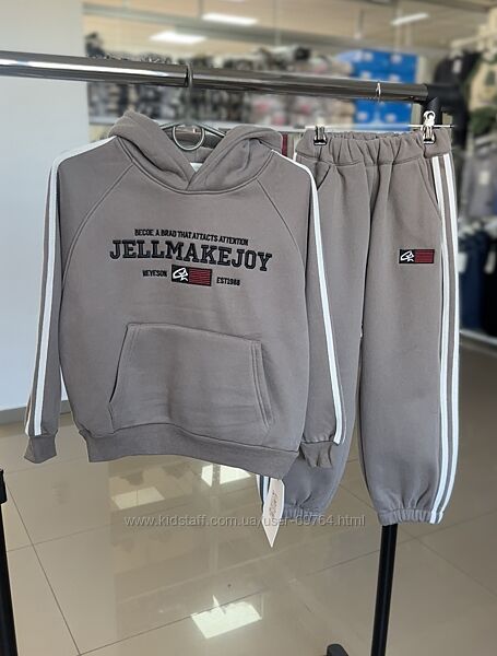 Теплый спортивный костюм для мальчика и девочки, фабричный Китай