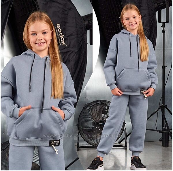 Теплый спортивный костюм на флисе  