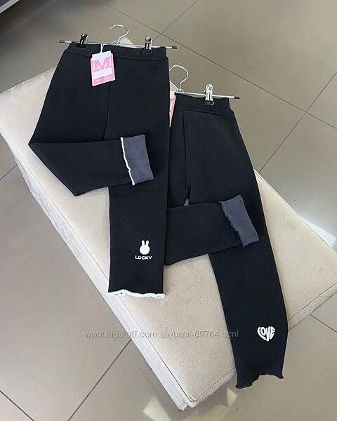 Теплые лосины на флисе для девочки, фабричный Китай