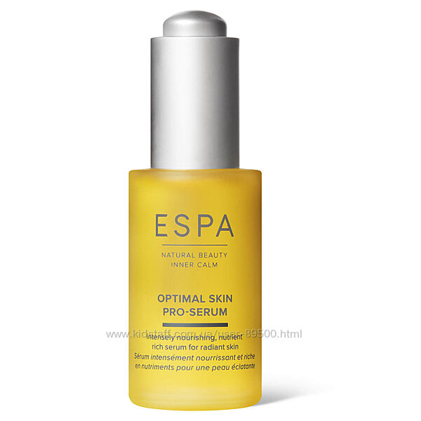 Питательная сыворотка для сияния кожи espa optimal skin pro-serum 30мл