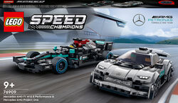 LEGO Speed Champions Mercedes F1 W12 E Performance и Mercedes-AMG 76909