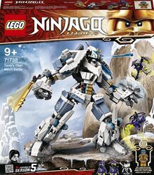 LEGO Ninjago Битва робота-титана Зейна 840 деталей 71738