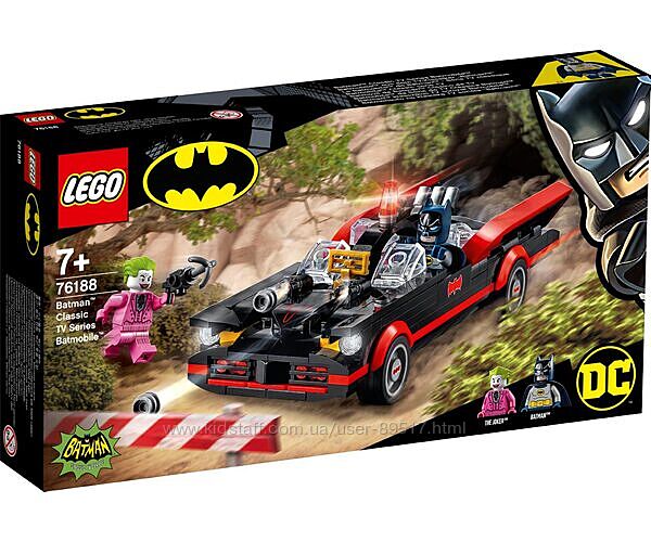 LEGO Super Heroes Batman Бэтмобиль из классического сериала Бэтмен 76188