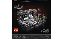 LEGO Star Wars Диорама  Пролет над Звездой Смерти 665 деталей 75329