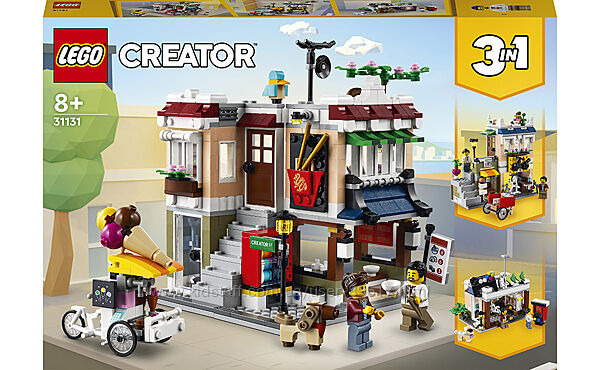 LEGO Creator 3-in-1 Магазин локшини в центрі міста 569 деталей 31131
