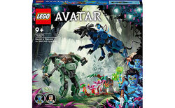 LEGO Avatar Нейтирі та танатор проти Майлза Куоріча в УМП Скафандрі 75571