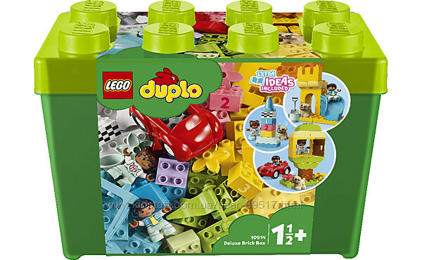 LEGO DUPLO Classic Велика коробка з кубиками 85 деталей 10914