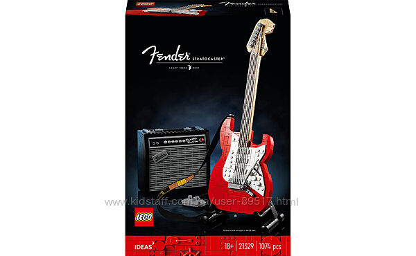 LEGO Ideas Гітара Fender Stratocaster 1074 деталі 21329
