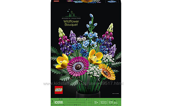 LEGO Icons Букет польових квітів 939 деталей 10313