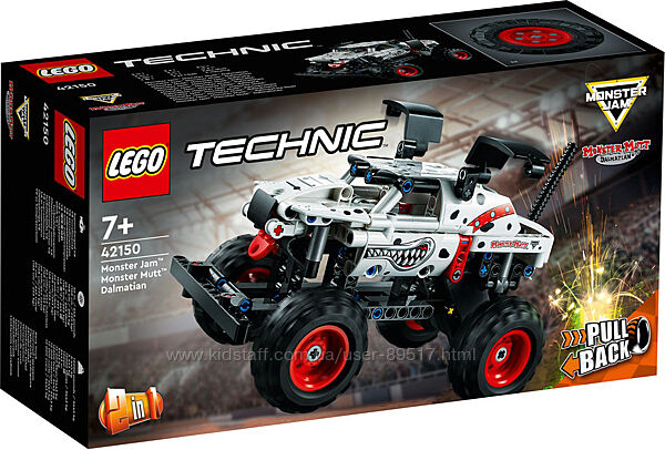 LEGO Technic Monster Jam Monster Mutt Dalmatian 244 деталей 42150