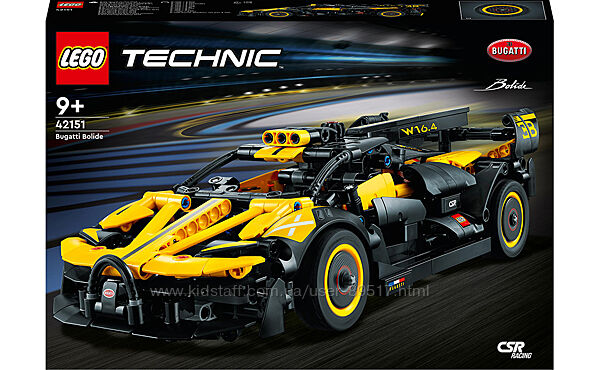 LEGO Technic Bugatti Bolide 905 деталей 42151
