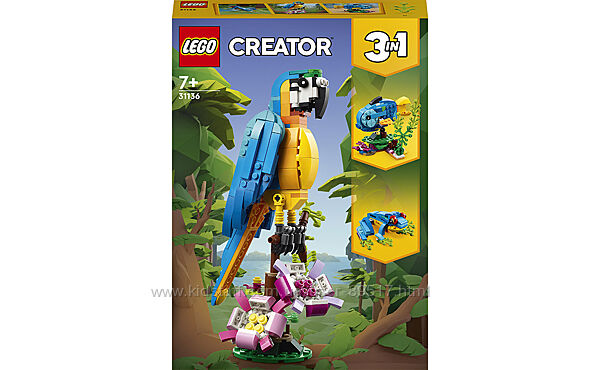 LEGO Creator Екзотичний папуга 253 деталі 31136