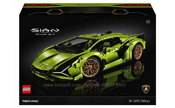 LEGO Technic Lamborghini Sin FKP 37 3696 деталей 42115