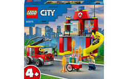 LEGO City Пожежне депо та пожежна машина 153 деталі 60375