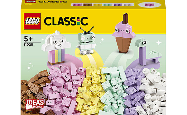 LEGO Classic Творчі пастельні веселощі 333 деталі 11028