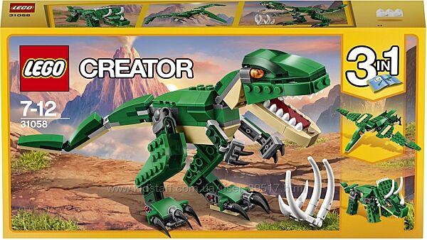 LEGO Creator Могутні динозаври 174 деталей 31058