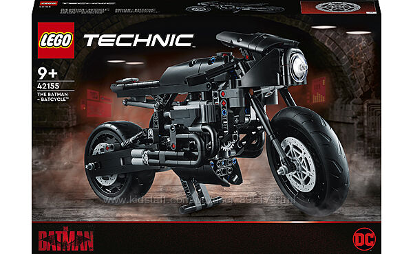 LEGO Technic Бетмен Бетцикл 641 деталь 42155