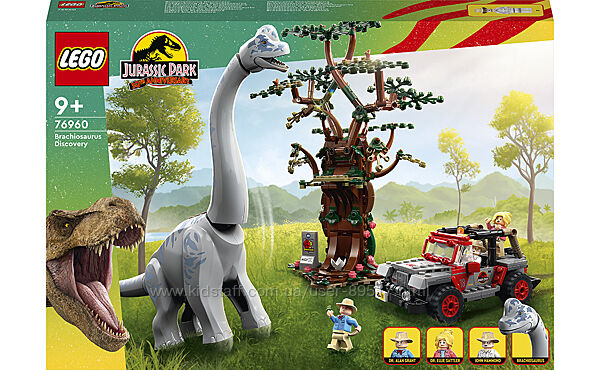 LEGO Jurassic World Відкриття брахіозавра 512 деталей 76960 