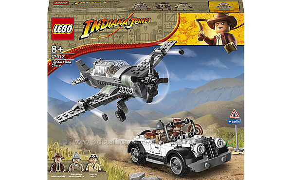 LEGO Indiana Jones Переслідування на винищувачі 387 деталей 77012