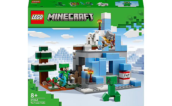 LEGO Minecraft Замерзлі верхівки 304 деталі 21243