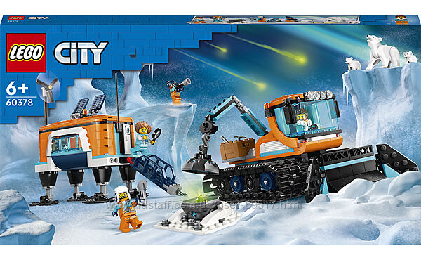 LEGO City Арктична дослідницька вантажівка й пересувна лабораторія 60378