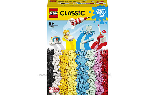 LEGO Classic Творчі різнокольорові веселощі 1500 деталей 11032