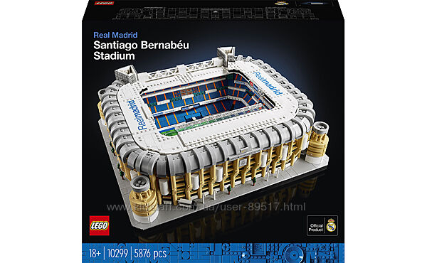 LEGO Icons Реал Мадрид  Стадіон Сантьяго Бернабеу 5876 деталей 10299