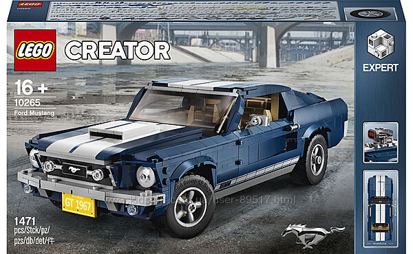 LEGO Creator Expert Ford Mustang 1471 деталь 10265