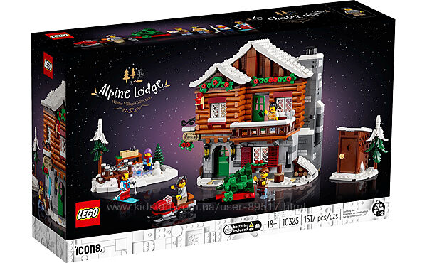 LEGO Icons Альпійський будиночок 1517 деталей 10325