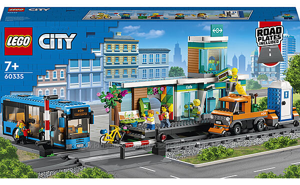 LEGO City Trains Залізнична станція 907 деталей 60335