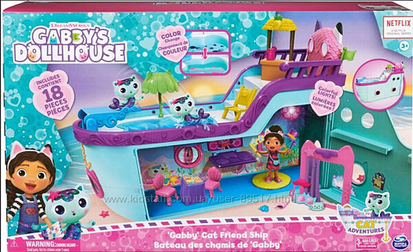 Ігровий набір Круїзний лайнер Габі Gabby&acutes Dollhouse Cat Friend Ship
