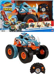 Ігровий набір Hot Wheels Monster Trucks Rhinomite Mega Transformation HPK27