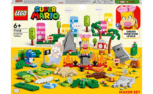 LEGO Super Mario Набір для творчості для майстрів 588 деталей 71418
