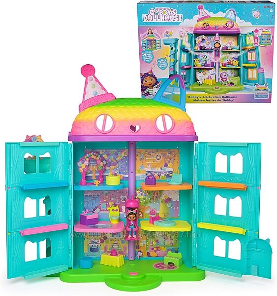 Gabby&acutes Dollhouse Purrfect Dollhouse Rainbow Ляльковий будиночок Габбі