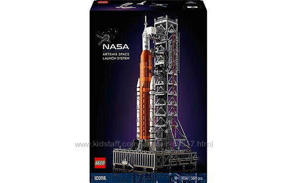 LEGO Icons Система космічного запуску NASA Артеміда 3601 деталь 10341