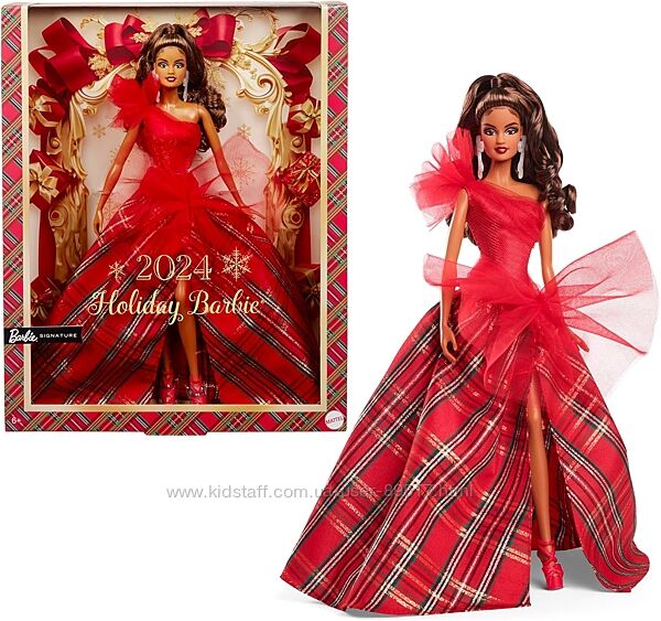 Колекційна Барбі Холідей Barbie Signature Holiday Doll HRM67