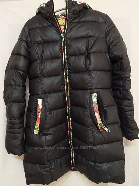 Женское зимнее пальто б/у Holdluck биопух 48-50 размер