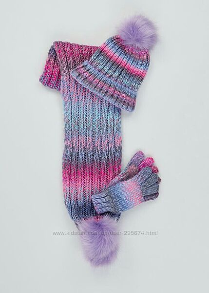 Набір шапка шарф перчатки Matalan 7-10 років