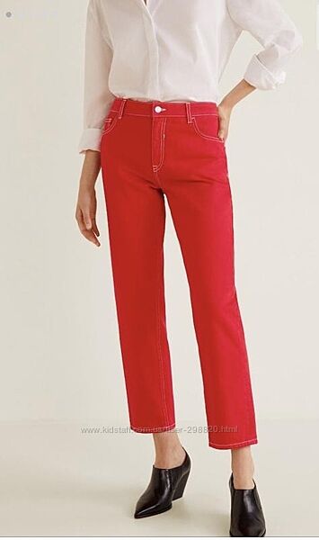 Mango червоні джинси оригінал нові з біркою 34 розмір
