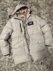 Зимняя удлинённая куртка Burberry оригинал
