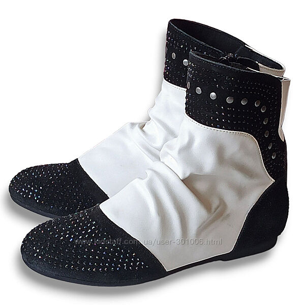 Демисезонные ботинки сапожки черевики для девочки утепленные 5553 Шалунишка